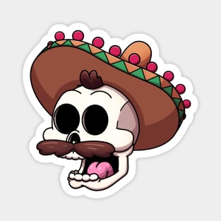 Mexican Skull Magnet