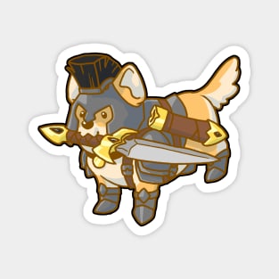 Fighter Puppy Magnet