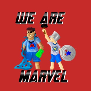 We Are Marvel Pod Just Name and Characters T-Shirt