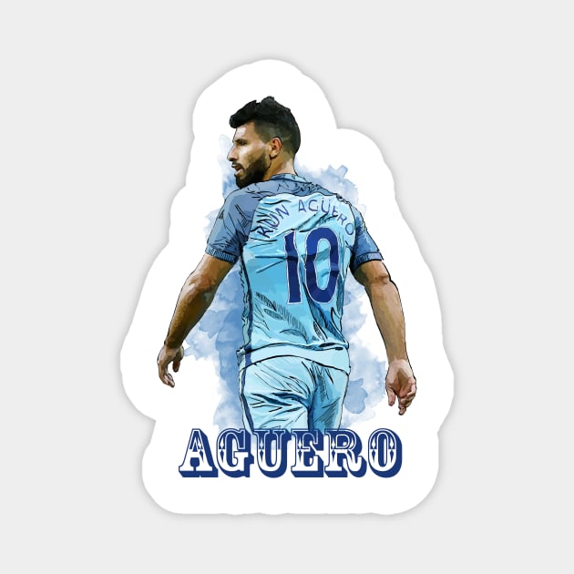 Sergio Kun Aguero Magnet by armaan8014