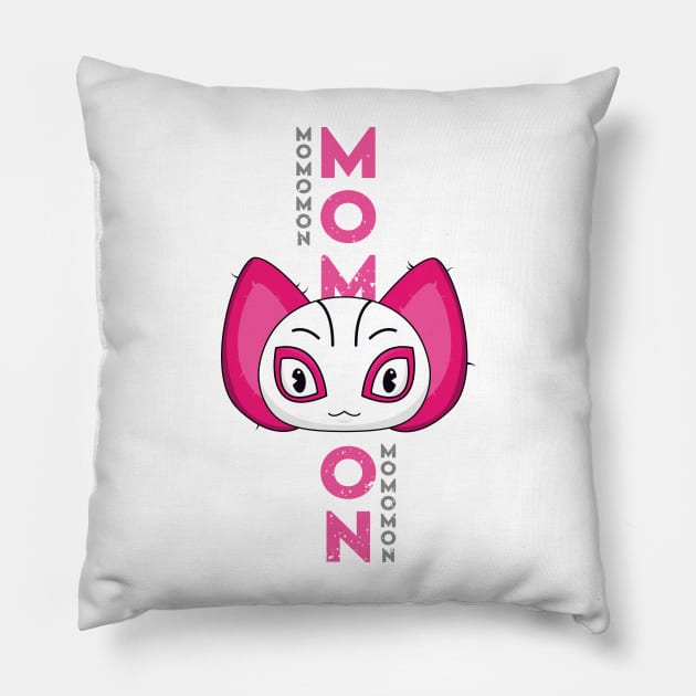 Bullet Train Momomon: Full Speed Ahead Pillow by necronder