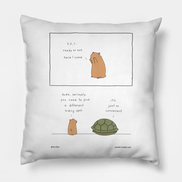 Ready or Not Pillow by Liz Climo