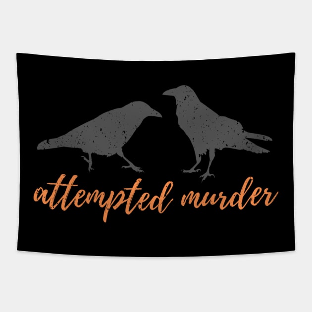 Attempted Murder Tapestry by Oolong