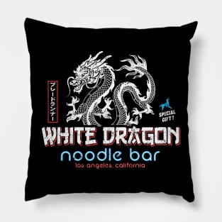 White Dragon noodle bar Pillow
