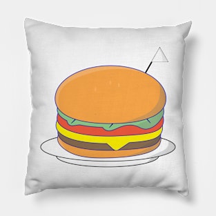Cheesee Burger Pillow