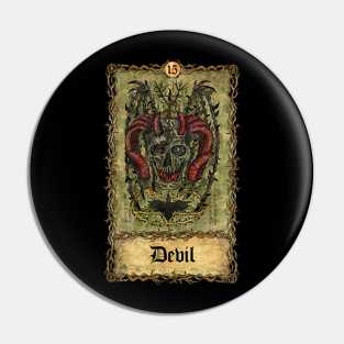 Devil. Eternal Bones Tarot (Colorful) design. Pin