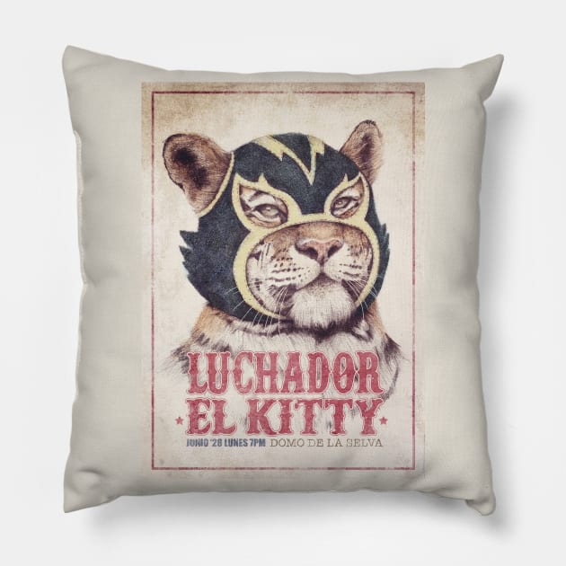 El Kitty Pillow by mikekoubou