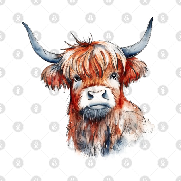 Highland Cow by HJstudioDesigns