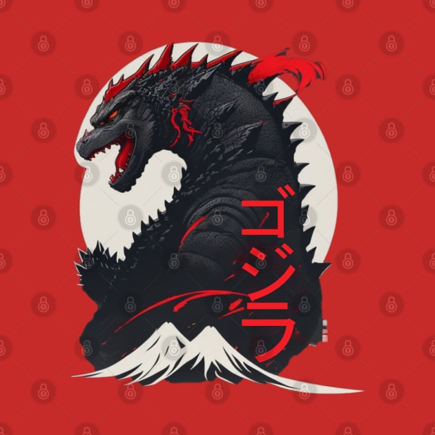 japanese karate godzilla by AOAOCreation