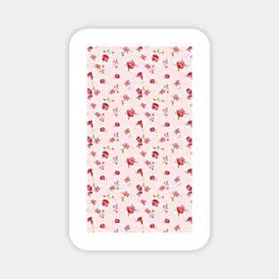 floral pink Magnet