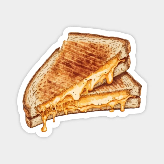 Cottagecore Grilled Cheese Magnet by UnrealArtDude