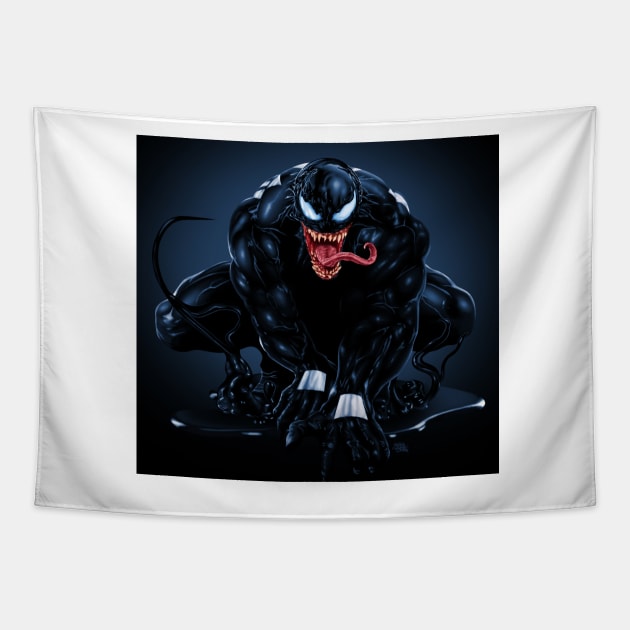 SYMBIOTE MADNESS Tapestry by MIAMIKAOS