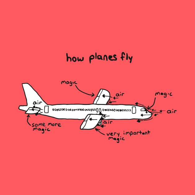 How Planes Fly - Aerospace Engineer by CasesTshirts