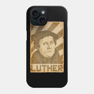 Martin Luther Retro Propaganda Phone Case