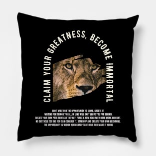 Own Your Greatness Pillow