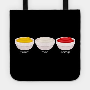 Mustard, Mayo, and Ketchup Tote