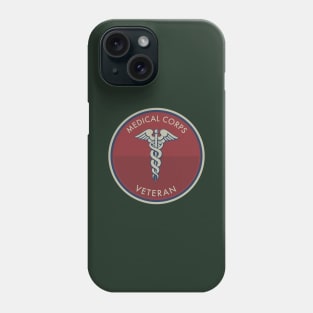 Medical Corps Veteran Patch Phone Case