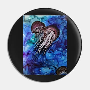 Glow like a jellyfish Pin