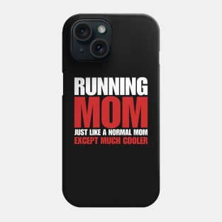 funny running mom Phone Case