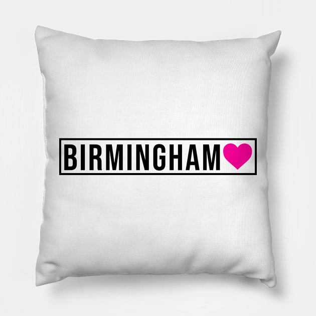 Birmingham Alabama Hometown Sticker Pillow by Asilynn