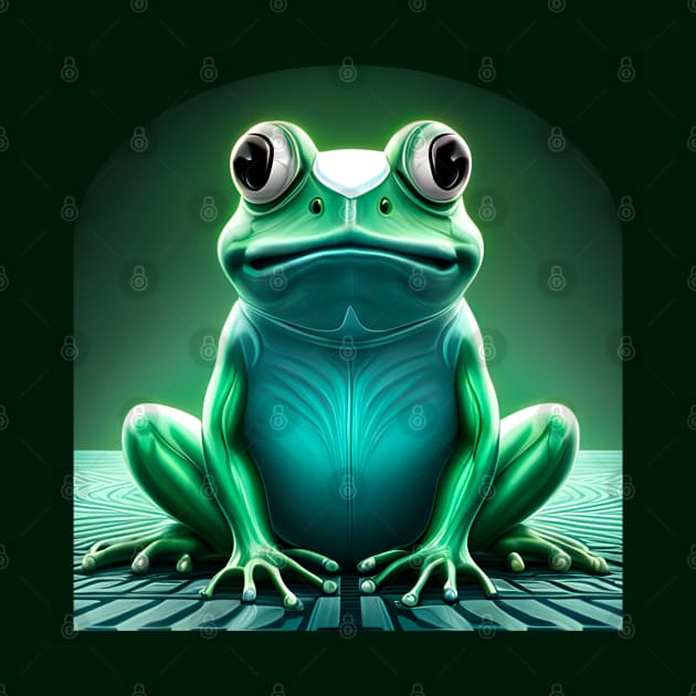 Froggy Animal Spirit (19) - Trippy Psychedelic Frog by TheThirdEye