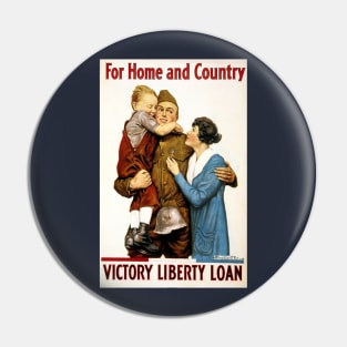 For Home and Country, Soldier with Family Pin