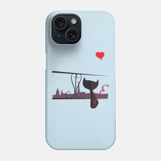 Cat in Paris Phone Case