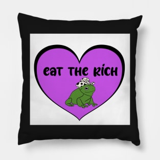 eat the rich Pillow