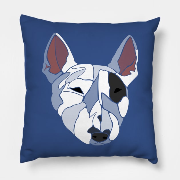 B Terrier Pillow by FattoAMano