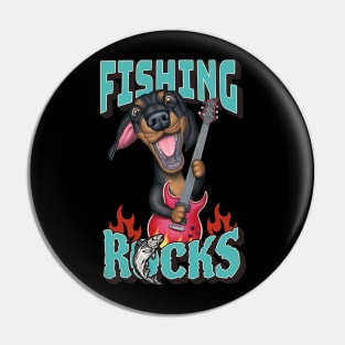 Fishing Rocks Pin