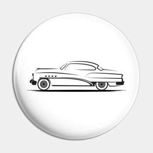 1953 Buick Roadmaster Black Pin