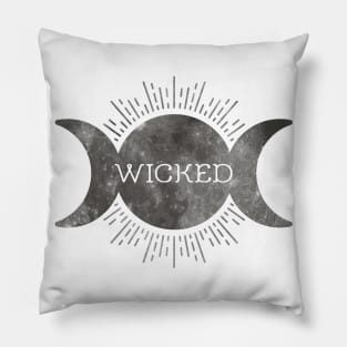 Wicked Crescent Moon Pillow