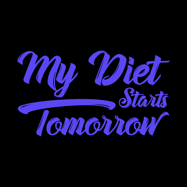 MY DIET STARTS TOMORROW by Lin Watchorn 