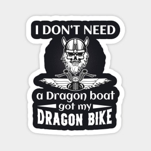 Biker Viking Dragon Bike instead Dragon Boat Magnet