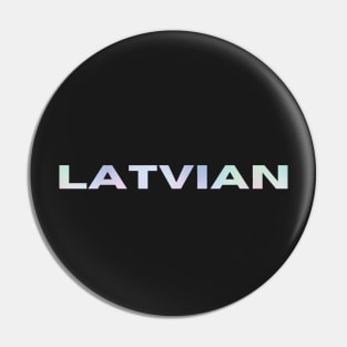 Colourful latvian design Pin