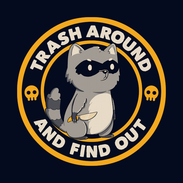 Trash Around Raccoon by Tobe Fonseca by Tobe_Fonseca