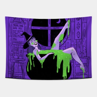 slime time witch Tapestry