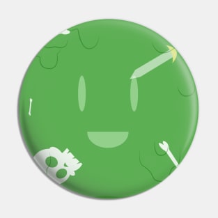 Gelatinous Cube Pin