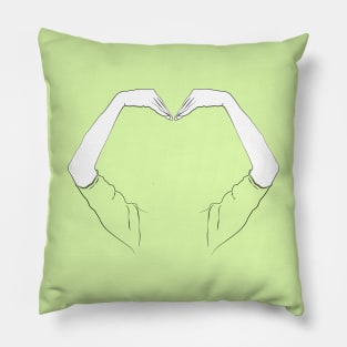 Hand Heart Pillow