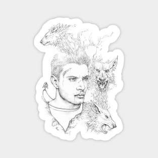 Hellhound Dean Magnet