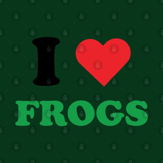 I Heart Frogs by Shirts That Bangs