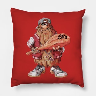 49ers Vintage Pillow