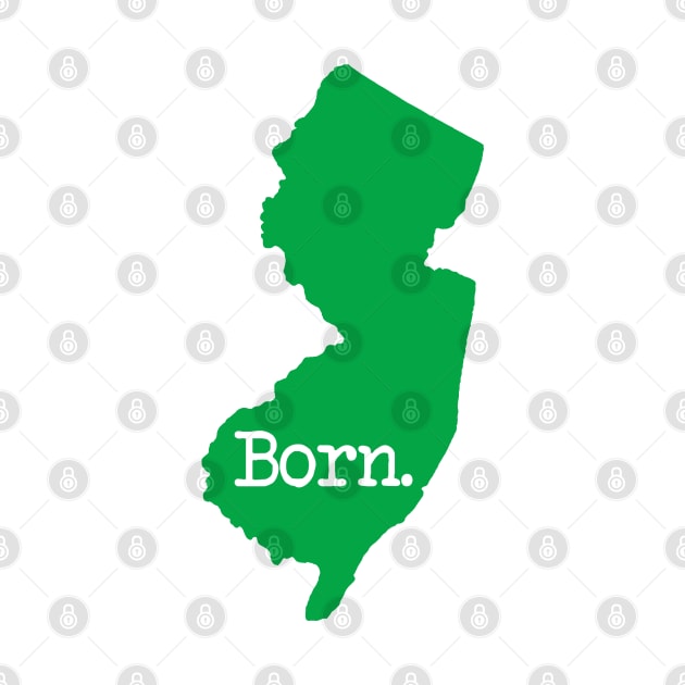 New Jersey Born NJ Green by mindofstate