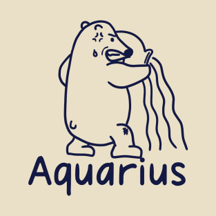 Aquarius Bear Cute 1 T-Shirt