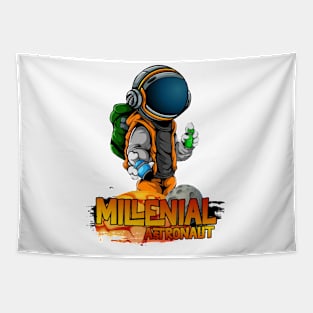 Millenial Astronaut Tapestry