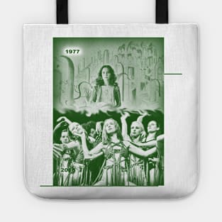 suspiria Dario A. and Luca Guadagnino//green solid Tote