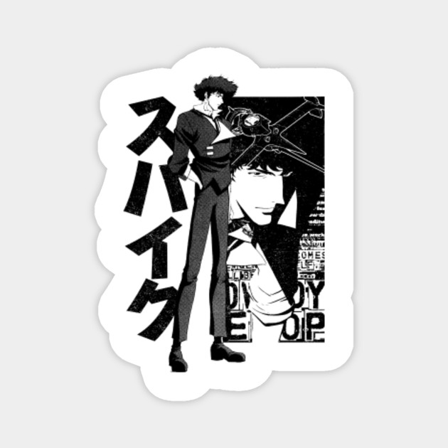 The Real Folk Blues Black Cowboy Bebop Magnet Teepublic The Real Folk Blues Black Cowboy Bebop Magnet Teepublic