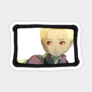 Gravity Rush - Kat Worried Military Portrait Magnet