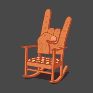 This Chair Rocks! - funny rock 'n' roll rocking chair joke T-Shirt