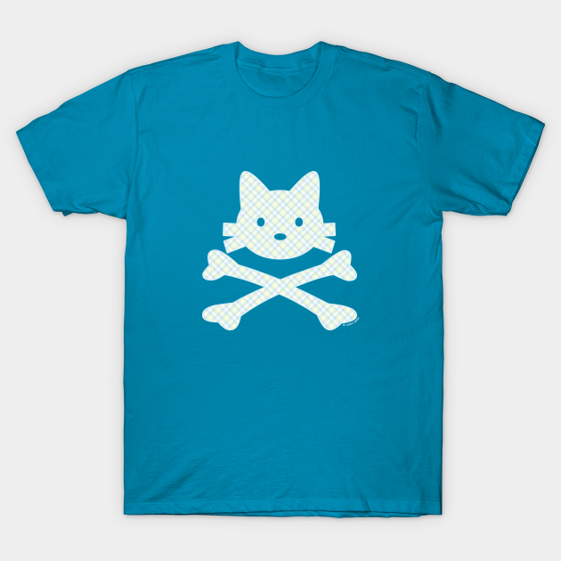 Discover Kitty X-Bones Plaid - Kitty X Bones - T-Shirt